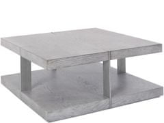 Danish Style Konferenční stolek Veranzo, 90 cm, stříbrná