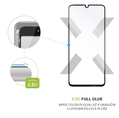 FIXED Ochranné tvrzené sklo Full-Cover pro Samsung Galaxy A41, lepení přes celý displej, černé FIXGFA-528-BK - rozbaleno