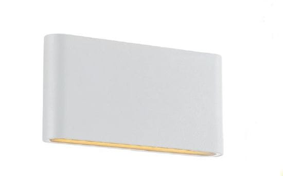 ACA Lightning  Zahradní nástěnné LED svítidlo MAIDA 11W/230V/3000K/570Lm/60°/IP54, matně bílé