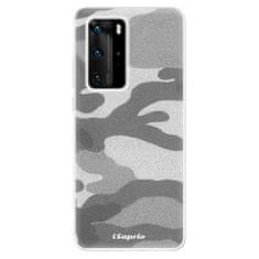 iSaprio Silikonové pouzdro - Gray Camuflage 02 pro Huawei P40 Pro