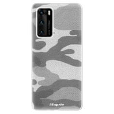 iSaprio Silikonové pouzdro - Gray Camuflage 02 pro Huawei P40