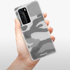 iSaprio Silikonové pouzdro - Gray Camuflage 02 pro Huawei P40 Pro