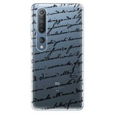 iSaprio Silikonové pouzdro - Handwriting 01 - black pro Xiaomi Mi 10 / Mi 10 Pro