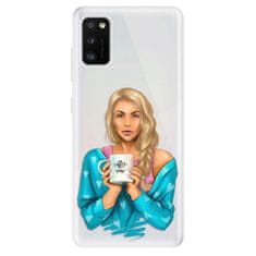 iSaprio Silikonové pouzdro - Coffe Now - Blond pro Samsung Galaxy A41