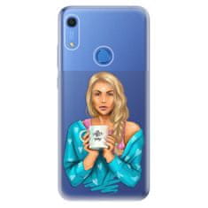 iSaprio Silikonové pouzdro - Coffe Now - Blond pro Huawei Y6s