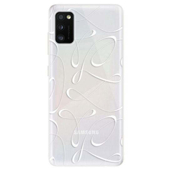 iSaprio Silikonové pouzdro - Fancy - white pro Samsung Galaxy A41