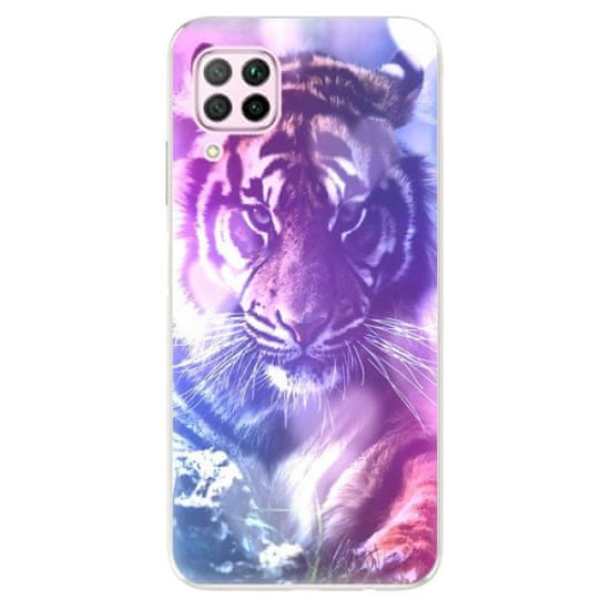 iSaprio Silikonové pouzdro - Purple Tiger pro Huawei P40 Lite