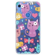 iSaprio Silikonové pouzdro - Cat pattern 01 pro Huawei Y6s