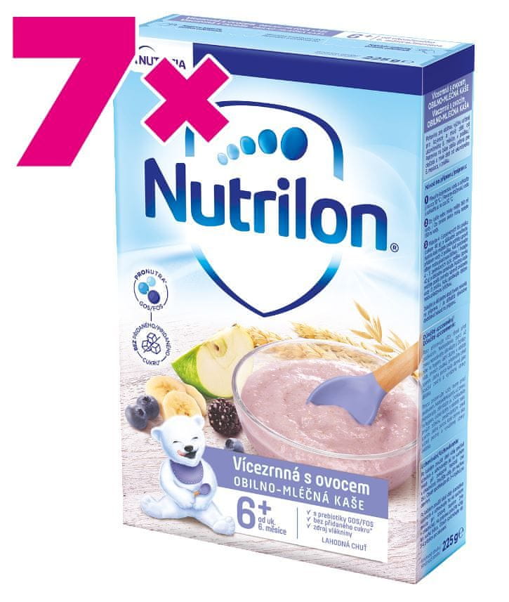 Nutrilon Pronutra Vícezrnná kaše s ovocem 225g, 6+