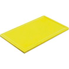 Gastrozone Prkénko krájecí plastové 53x32,5x2 cm GN 1/1, s drážkou, žluté