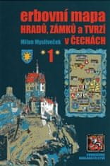 Milan Mysliveček: Erbovní mapa hradů, zámků a tvrzí v Čechách 1