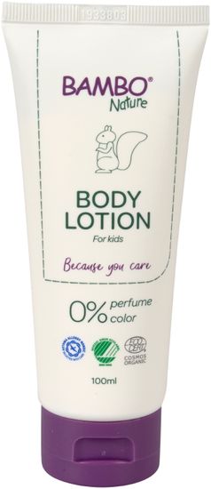 Bambo Nature Tělové mléko, 100 ml, neparfémováno