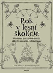 Peter Houghton: Rok v lesní škol(c)e - Venkovní hry a dovednostní aktivity na každé roční období