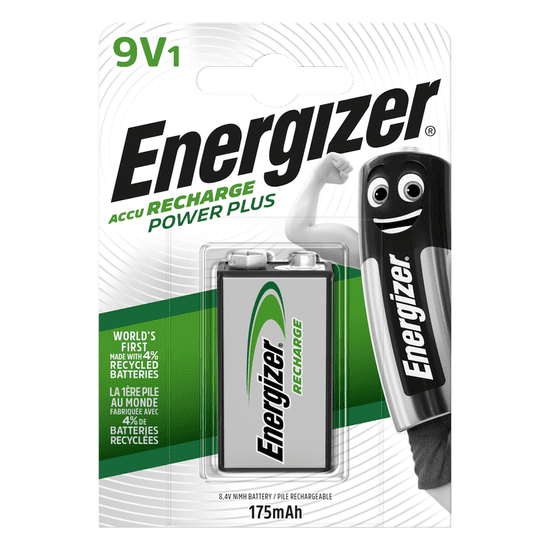 HJ  Baterie 9V/175mAh Energizer Power Plus 1ks (blistr)