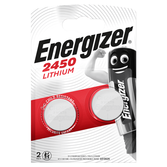 HJ  Baterie 3V CR2450 ENERGIZER 2ks (blistr)