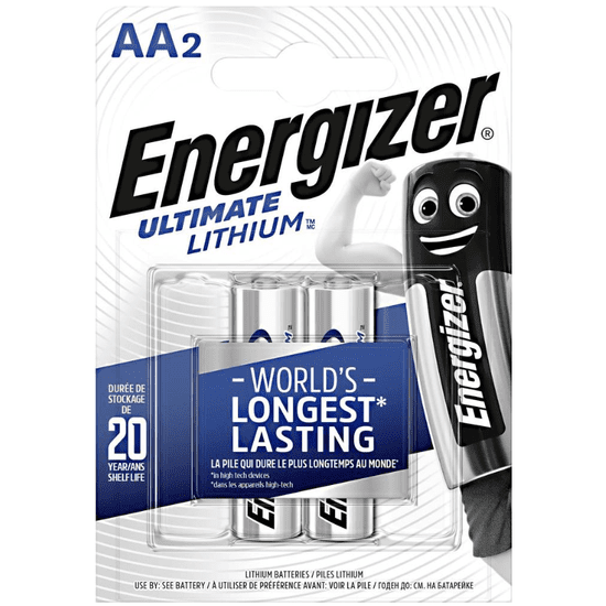 HJ  Baterie AA/FR6 ENERGIZER Ultimate LITHIUM 2ks (blistr)