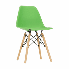 KONDELA Židle, zelená / buk, CINKLA 3 NEW