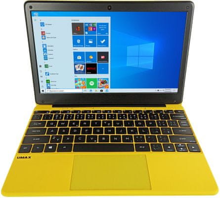 Notebook Umax VisionBook 12Wa Yellow (UMM230121) 15,6 palce Full HD dedikovaná grafika NVIDIA GeForce MX Intel 10. generace NanoEdge tenký rámeček displeje