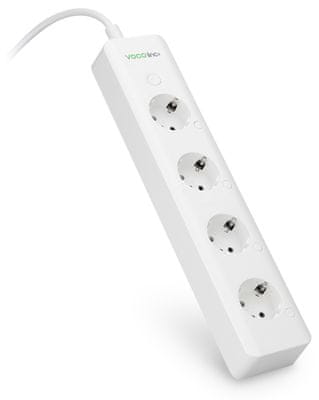 Chytrá zásuvka Vocolinc Smart PowerStrip VP2, Wi-Fi, monitorování spotřeby elektřiny, časovač, časový spínač elektřiny