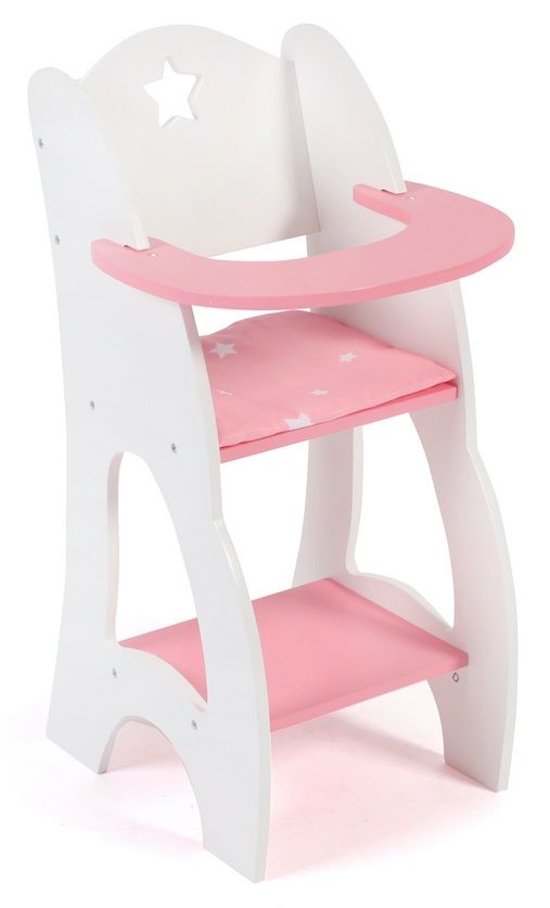 Bayer Chic Jídelní židlička růžová, hvězdička