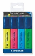 Staedtler Zvýrazňovač "Textsurfer classic 364", 4 barvy, 1-5mm 364 WP4 