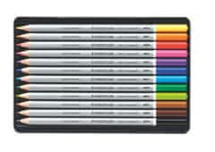 Staedtler Akvarelové pastelky "Karat", sada, kovová krabička, 12 barev 125 M12