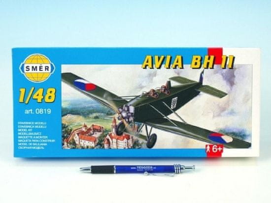 Směr Avia BH 11 slepovací stavebnice letadlo 1:48