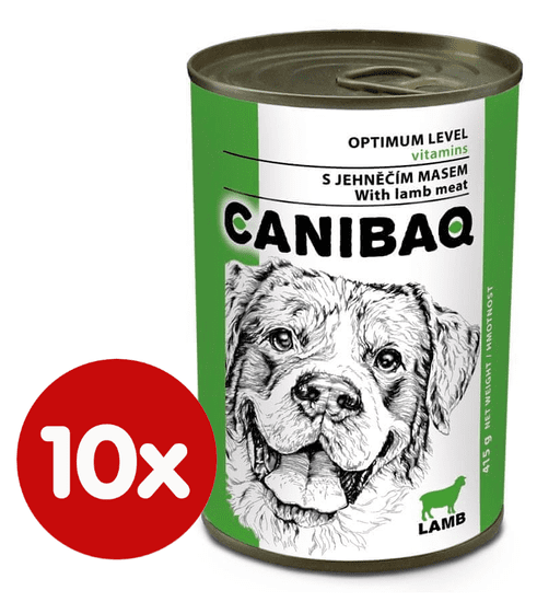 Dibaq CANIBAQ Classic jehněčí 10x415 g