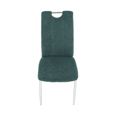 BPS-koupelny Jídelní židle, azurová látka / chrom, OLIVA NEW