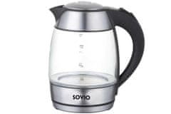 SOVIO rychlovarná konvice HHB1751 sklo 1,8l