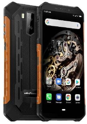 Ulefone Armor X5 2020, extrémně odolný, voděodolný, nárazuvzdorný, nezničitelný, velká baterie, levný, Android 10