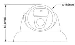 Avtech DGC1004XFT - 2MPX Dome kamera