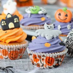 Decora Košíček na muffiny Halloween dýně a netopýři 36ks 5x3cm 