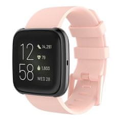 BStrap Silicone (Large) řemínek na Fitbit Versa / Versa 2, sand pink