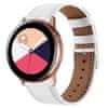 BStrap Leather Italy řemínek na Samsung Galaxy Watch Active 2 40/44mm, white