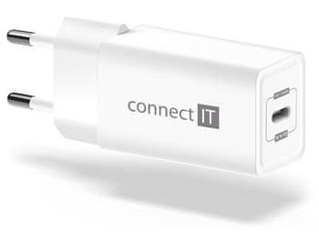 Connect IT Fast PD Charge nabíjecí adaptér 1×USB-C, 18W PD, bílý (CWC-2060-WH)