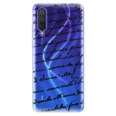 iSaprio Silikonové pouzdro - Handwriting 01 - black pro Xiaomi Mi 9 Lite