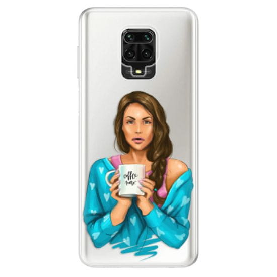 iSaprio Silikonové pouzdro - Coffe Now - Brunette pro Xiaomi Redmi Note 9 Pro