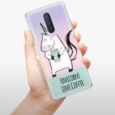 iSaprio Silikonové pouzdro - Unicorns Love Coffee pro OnePlus 8