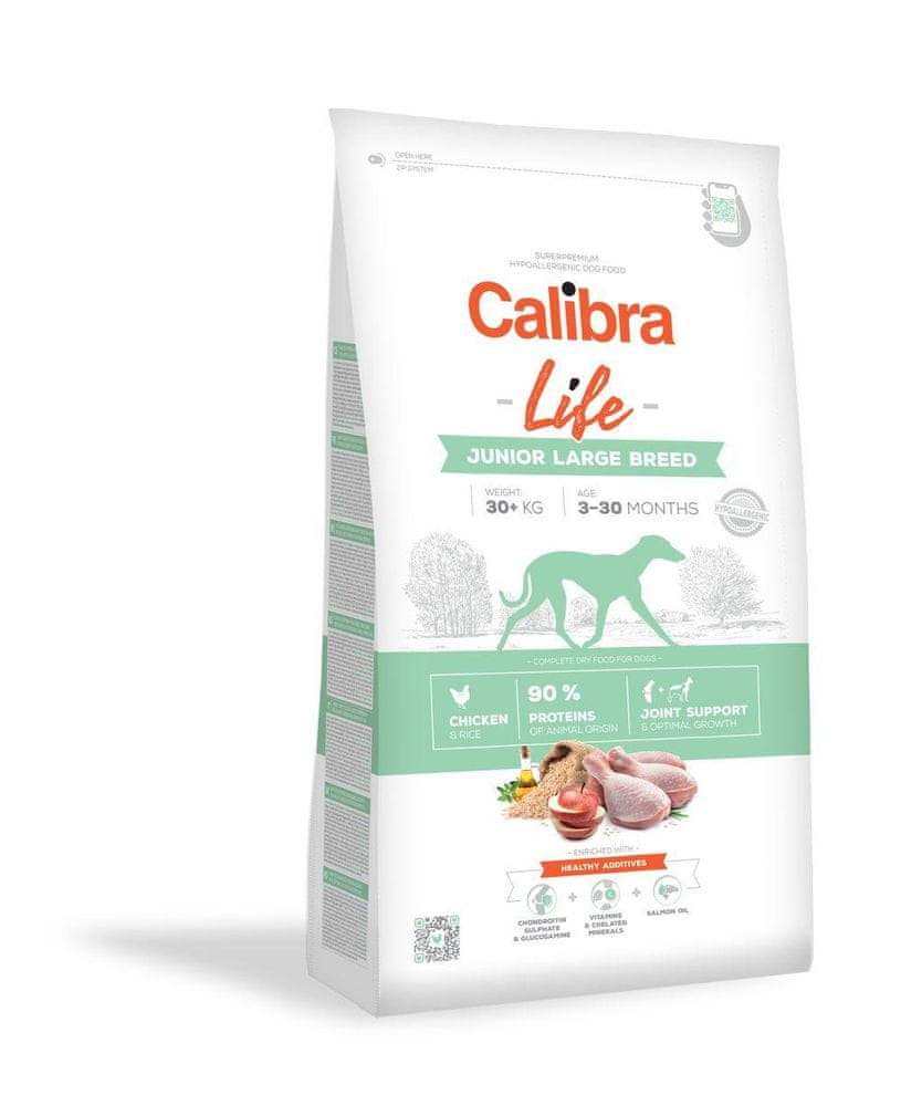 Calibra Dog Life Junior Large Breed Chicken 2,5 kg