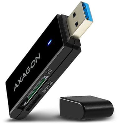 Čítačka pamäťových kariet Axagon CRE-S2 USB 3.2 čítačka SD / microSD