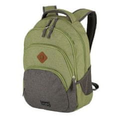 Travelite Basics Backpack Melange Green/grey