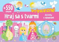 Princezné +550 nálepiek - Hraj sa s tvarmi