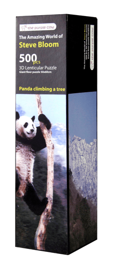 The Purple Cow Puzzle 3D - Panda lezoucí po stromě 500 dílků