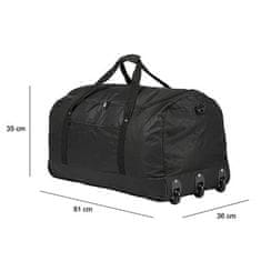 TRAVEL Z Taška s kolečky Foldable Wheelbag Black