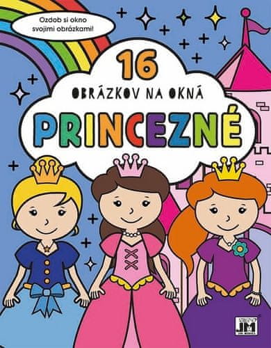 16 obrázkov na okná Princezné - Ozdob si okno svojimni obrázkami