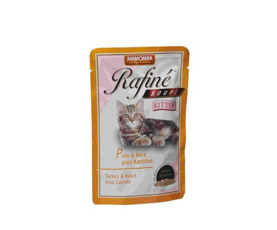 Animonda Kapsa rafiné soupé kitten -krůta+srdce+karotka