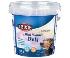 Trixie Soft snack mini trainer dots, miniválečky s lososem