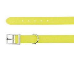 Trixie Easy life obojek pvc m-l 43-51 cm/20mm neon žlutý,