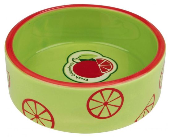 Trixie Fresh fruits keramická miska 0,8 l/16 cm, - světle zelená